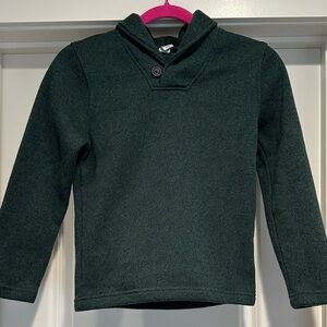 Old Navy Forest Green Shawl Collar Sweater